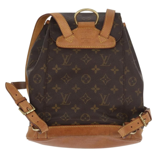 Louis Vuitton Vintage Montsouris Backpack Monogram Canvas MM