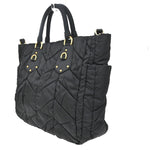 Prada Convertible Side Pocket Tote Chevron Tessuto Medium - image 4