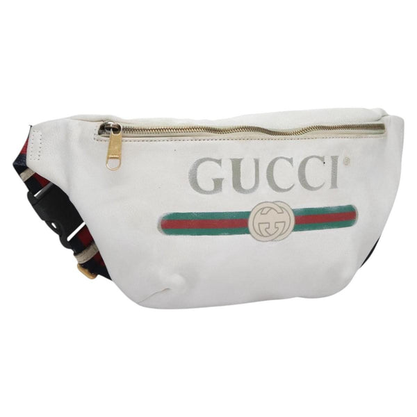 Gucci Logo Belt Bag Printed Leather Medium - image 1