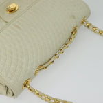 Bally Vintage Chain Shoulder Bag Quilted Leather - image 17
