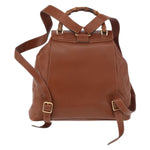 Gucci Vintage Bamboo Backpack Leather - image 2