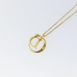 Christian Dior CD Pendant Necklace Metal - image 4