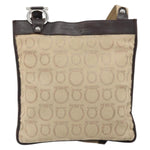 Salvatore Ferragamo Gancini Shoulder Bag Canvas - image 1
