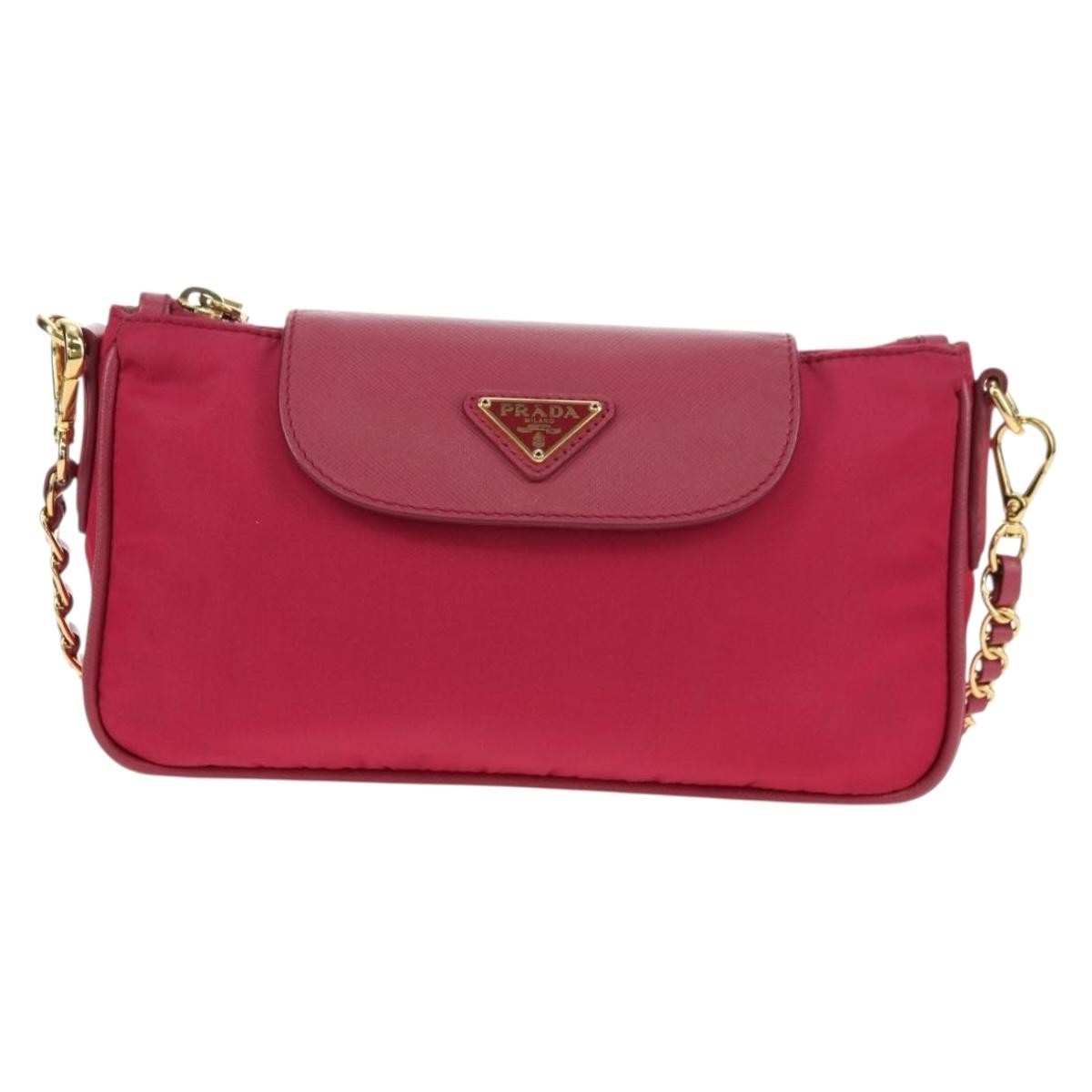 Prada Chain Crossbody Bag Tessuto and Saffiano Leather Small - image 1