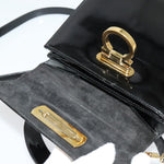 Salvatore Ferragamo Gancini Convertible Top Handle Bag Patent Leather - image 13