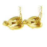 Chanel Vintage CC Heart Clip-On Earrings Metal Small - image 3