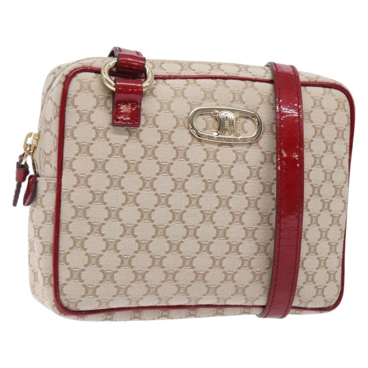 Celine Vintage Macadam Shoulder Bag Canvas Small - image 1