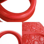 Christian Dior Vintage Lady Dior Bag Cannage Quilt Lambskin Medium - image 8