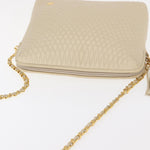 Bally Vintage Chain Shoulder Bag Quilted Leather - image 14