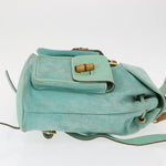 Gucci Vintage Bamboo Backpack Suede Medium - image 3