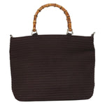 Gucci Vintage Bamboo Handle Tote Nylon - image 1