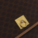 Celine Vintage Macadam Backpack Canvas and Leather - image 12