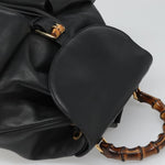 Gucci Vintage Bamboo Backpack Leather - image 17