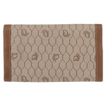 Christian Dior Vintage Honeycomb Flap Wallet Coated Canvas Long - image 2