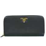 Prada Zip Around Tab Wallet Saffiano Leather Long - image 1