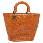 Chanel CC No.5 Shopping Tote Perforated Patent Medium - image 1