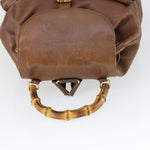 Gucci Vintage Bamboo Backpack Leather - image 15