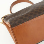 Celine Vintage Macadam Handbag Canvas and Leather - image 9