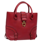 Salvatore Ferragamo Gancini handbag Leather - image 17