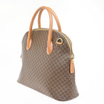 Celine Vintage Macadam Handbag Canvas and Leather - image 3