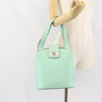 Celine Circle Logo Handbag Leather - image 14