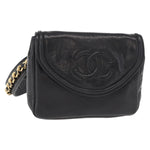 Chanel Chain Envelope Belt Bag Quilted Calfskin - image 1