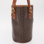 Celine Vintage Macadam Shoulder Bag Canvas and Leather - image 4