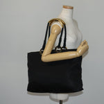Prada Convertible Metal Handle Satchel Quilted Tessuto - image 15