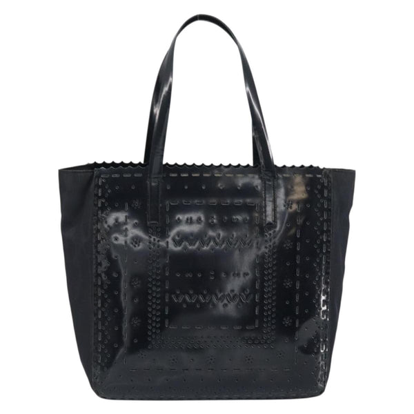 Prada Vintage Tote Tessuto with Leather Medium