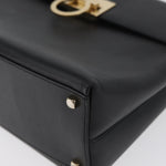 Salvatore Ferragamo Gancini handbag Leather - image 8