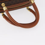 Celine Vintage Macadam Handbag Canvas and Leather - image 8