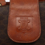 Celine Vintage Macadam Shoulder Bag Canvas and Leather - image 20