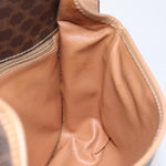 Celine Vintage Macadam Circle Logo Shoulder Bag Canvas and Leather - image 20
