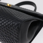 Bally Vintage Handbag Quilted Leather - image 9