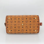 MCM Visetos Handbag Canvas and Leather - image 16