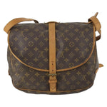 Louis Vuitton Saumur Handbag Monogram Canvas 35 - image 2