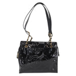 Chanel Vintage Timeless Chain Shoulder Bag Patent Medium - image 1