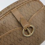 Christian Dior Vintage Honeycomb Shoulder Bag Canvas and Leather - image 12