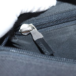 Versace Front Pocket Shoulder Bag Leather and Canvas - image 15