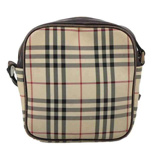 Burberry Nova check Shoulder bag Canvas and Leather