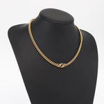 Christian Dior Vintage CD Pendant Necklace Metal - image 5