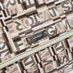 Salvatore Ferragamo Vintage clutch Bag Canvas - image 12