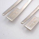 Gucci G Logo Long Studs Earrings Silver 925 - image 8