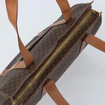 Celine Vintage Macadam Handbag Canvas and Leather - image 16