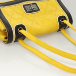 Chanel Two Tone Mademoiselle Lock Flap Bag Quilted Lambskin Large - image 15