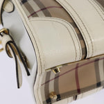 Burberry Minford Satchel Haymarket Coated Canvas Medium - image 12