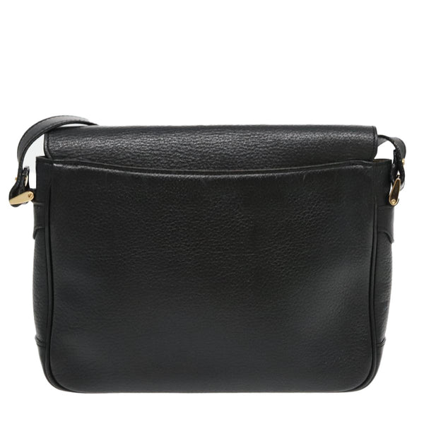 Burberry Flap Shoulder Bag Leather
