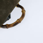Gucci Vintage Bamboo Backpack Suede Small - image 8