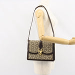 Celine C Sulky Shoulder bag Canvas and Leather - image 13