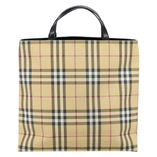 Burberry Nova Check Tote canvas check pattern Small